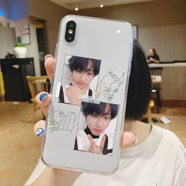 Stray kids kpop Phone Case Transparent soft For iphone 5 5s 5c se 6 6s 7 8 11 12 plus mini x xs xr pro max tpu cover