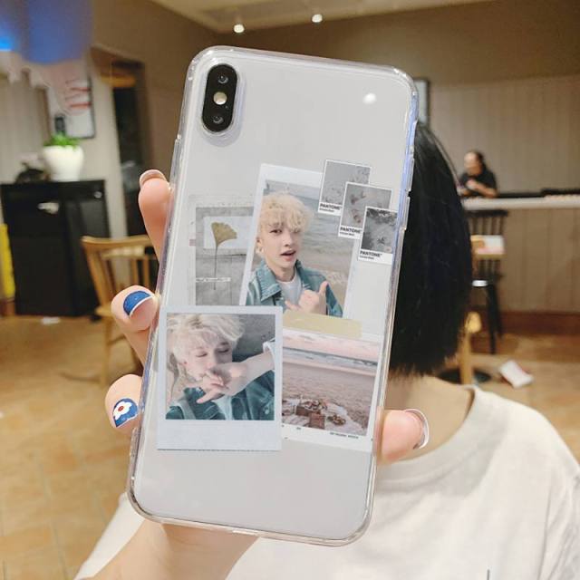 Stray kids kpop Phone Case Transparent soft For iphone 5 5s 5c se 6 6s 7 8 11 12 plus mini x xs xr pro max tpu cover