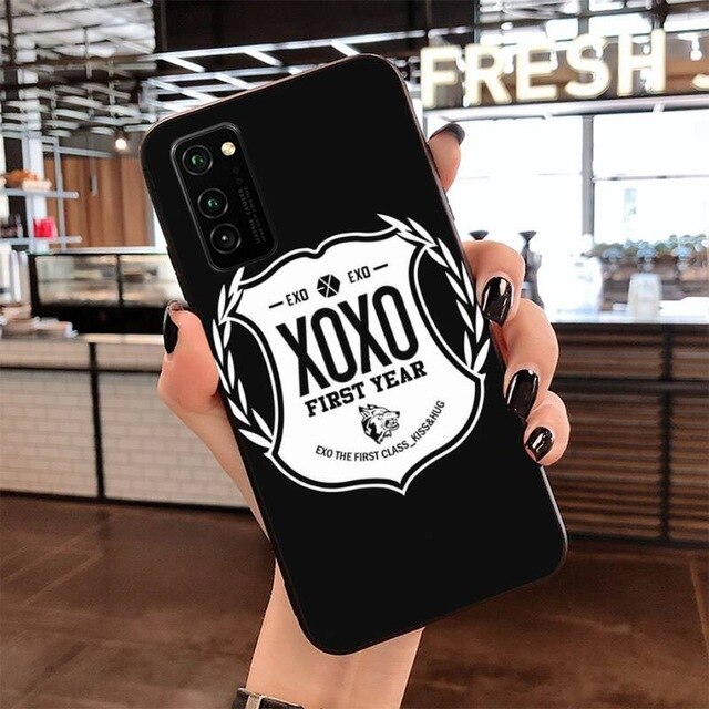 KPOP EXO Returns Black White Flag Soft Phone Cover for Samsung S20 plus Ultra S6 S7 edge S8 S9 plus S10 5G lite 2021