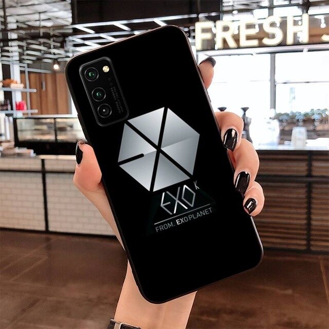 KPOP EXO Returns Black White Flag Soft Phone Cover for Samsung S20 plus Ultra S6 S7 edge S8 S9 plus S10 5G lite 2021