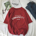 Kpopshop Originals - T-shirts Rainbow Striped Soft Loose Embroidery T-shirt  (16) - Kpopshop