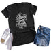 Women T-Shirt Letter O-Neck Loose Tops Women Plus Size Femme - Kpopshop