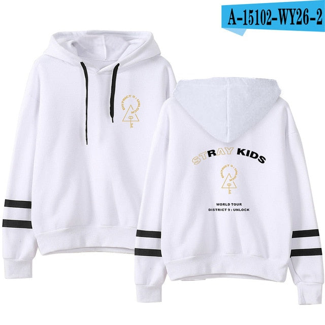 Cool World Tour Stray Kids/ Men /Women Hooded Pullover Long Sleeve Hoody Stray Kids Hoodies Sweatshirts Plus Size