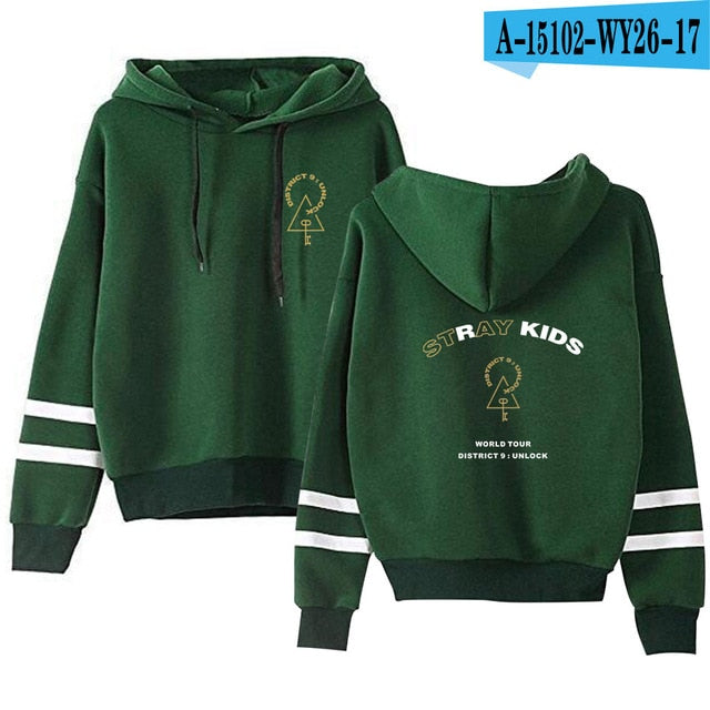 Cool World Tour Stray Kids/ Men /Women Hooded Pullover Long Sleeve Hoody Stray Kids Hoodies Sweatshirts Plus Size