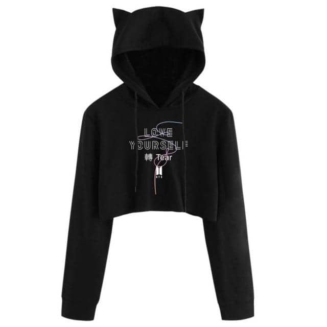 Kpop Newest Cosy Cat ear print drawstring Long Sleeve Cropped Hoodies Sweatshirt Women Cat Hooded Pullover Crop Tops Clothes harajuku KPOP that you'll fall in love with. At an affordable price at KPOPSHOP, We sell a variety of Cosy Cat ear print drawstring Long Sleeve Cropped Hoodies Sweatshirt Women Cat Hooded Pullover Crop Tops Clothes harajuku KPOP with Free Shipping.