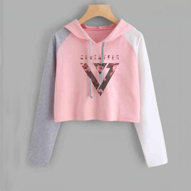 Seventeen Tops Women Kpop Seventeen Album Scoups Jeonghan Joshua Hoshi Wonwoo Woozi Dk The8 Sweatshirt