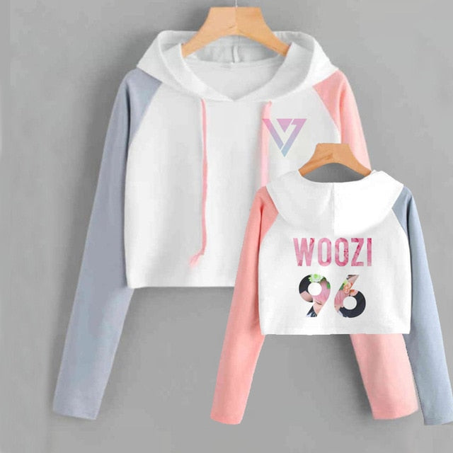 Seventeen Tops Women Kpop Seventeen Album Scoups Jeonghan Joshua Hoshi Wonwoo Woozi Dk The8 Sweatshirt
