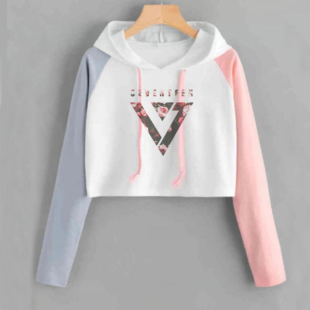 Seventeen Tops Women Kpop Seventeen Album Scoups Jeonghan Joshua Hoshi Wonwoo Woozi Dk The8 Sweatshirt