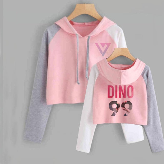 Seventeen Tops Women Kpop Seventeen Album Scoups Jeonghan Joshua Hoshi Wonwoo Woozi Dk The8 Sweatshirt