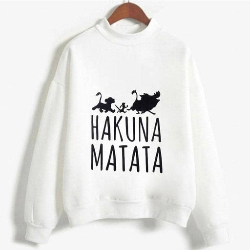 Kpop Newest Cute Hakuna Matata Graphic Hoodies Sweatshirt Women Letter Print Kpop Clothes Funny Casual O-Neck Long Sleeve Shirt White Hoodie that you'll fall in love with. At an affordable price at KPOPSHOP, We sell a variety of Cute Hakuna Matata Graphic Hoodies Sweatshirt Women Letter Print Kpop Clothes Funny Casual O-Neck Long Sleeve Shirt White Hoodie with Free Shipping.