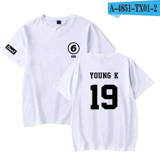 Kpop Newest Day6 T Shirts Summer Style Short Sleeves Fashion And Cool Day6 Tee Loose Casual tShirt Korean Day 6 Fan Support Harajuku Camisas that you'll fall in love with. At an affordable price at KPOPSHOP, We sell a variety of Day6 T Shirts Summer Style Short Sleeves Fashion And Cool Day6 Tee Loose Casual tShirt Korean Day 6 Fan Support Harajuku Camisas with Free Shipping.