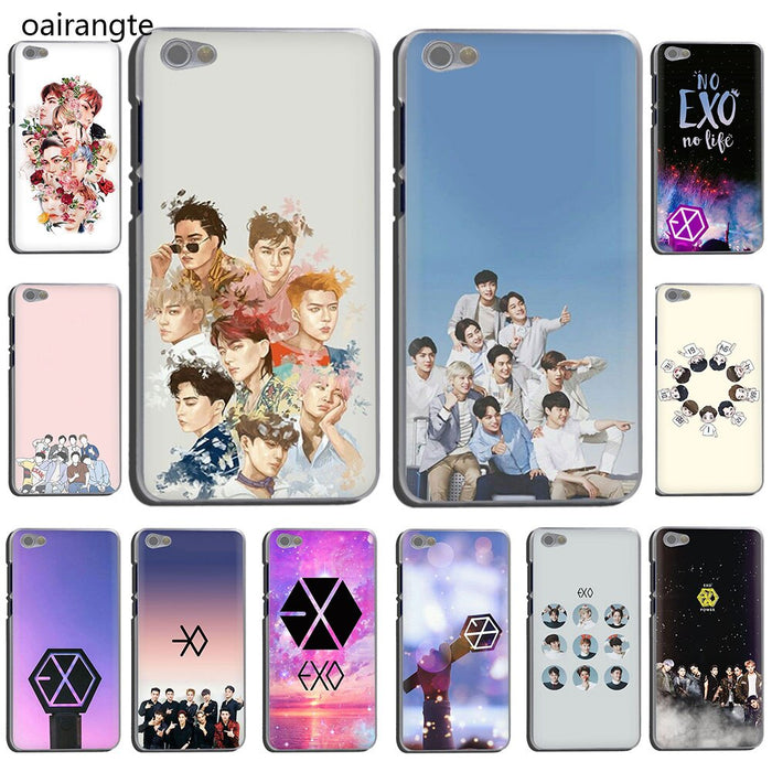 EXO Band K-pop Kpop Hard Phone Cover Case for Xiaomi Redmi 5 Plus GO 6A S2 Note 8 5 6 7A Pro 4x K20 Pro Half-wrapped Case