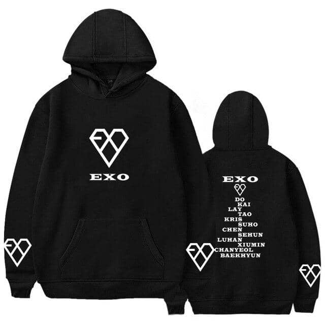 Kpop Newest EXO Black hoodies streetwear new round neck sweatshirts bottom pullovers long-sleeve sweatshirt Women/Men Korean hooded clothes that you'll fall in love with. At an affordable price at KPOPSHOP, We sell a variety of EXO Black hoodies streetwear new round neck sweatshirts bottom pullovers long-sleeve sweatshirt Women/Men Korean hooded clothes with Free Shipping.