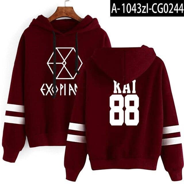 Kpop Newest EXO Hoodie Women Harajuku Casual Hoodies Sweatshirt Korean Style Loose Hoody Ladies Warm Sweatshirts Stripe Pullover Top Hip Hop that you'll fall in love with. At an affordable price at KPOPSHOP, We sell a variety of EXO Hoodie Women Harajuku Casual Hoodies Sweatshirt Korean Style Loose Hoody Ladies Warm Sweatshirts Stripe Pullover Top Hip Hop with Free Shipping.