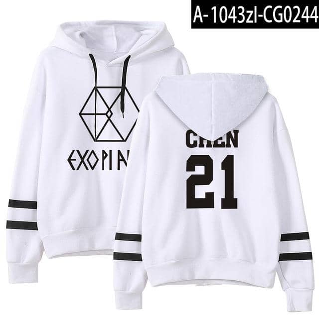 Kpop Newest EXO Hoodie Women Harajuku Casual Hoodies Sweatshirt Korean Style Loose Hoody Ladies Warm Sweatshirts Stripe Pullover Top Hip Hop that you'll fall in love with. At an affordable price at KPOPSHOP, We sell a variety of EXO Hoodie Women Harajuku Casual Hoodies Sweatshirt Korean Style Loose Hoody Ladies Warm Sweatshirts Stripe Pullover Top Hip Hop with Free Shipping.
