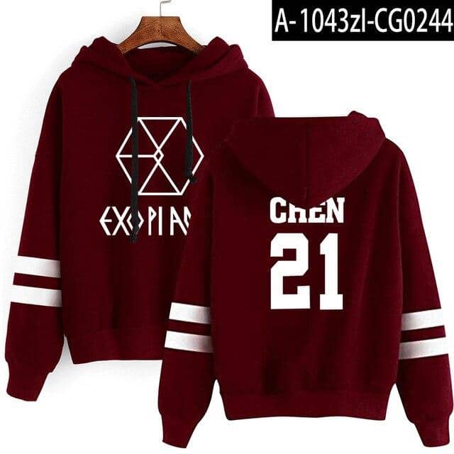 Kpop Newest EXO Hoodie Women Harajuku Casual Hoodies Sweatshirt Korean Style Loose Hoody Ladies Warm Sweatshirts Stripe Pullover Top Hip Hop that you'll fall in love with. At an affordable price at KPOPSHOP, We sell a variety of EXO Hoodie Women Harajuku Casual Hoodies Sweatshirt Korean Style Loose Hoody Ladies Warm Sweatshirts Stripe Pullover Top Hip Hop with Free Shipping.