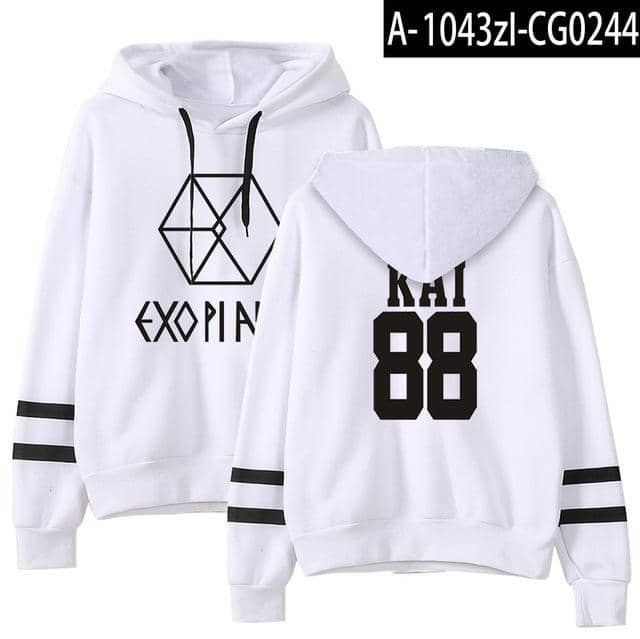 Kpop Newest EXO Hoodie Women Harajuku Casual Hoodies Sweatshirt Korean Style Loose Hoody Ladies Warm Sweatshirts Stripe Pullover Top Hip Hop that you'll fall in love with. At an affordable price at KPOPSHOP, We sell a variety of EXO Hoodie Women Harajuku Casual Hoodies Sweatshirt Korean Style Loose Hoody Ladies Warm Sweatshirts Stripe Pullover Top Hip Hop with Free Shipping.
