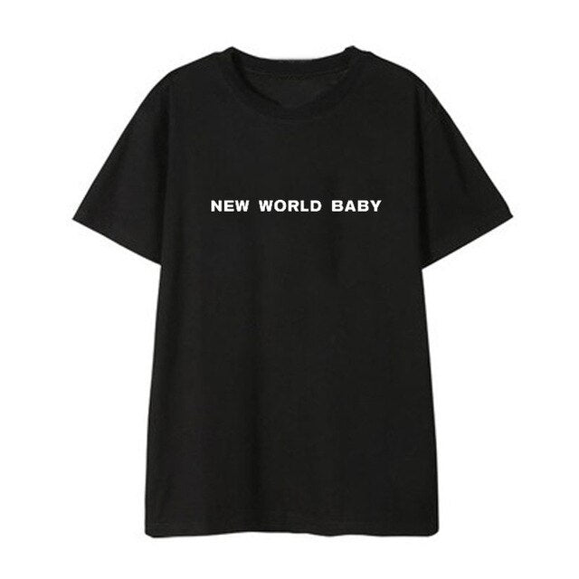 EXO Kpop BaekHyun Streetwear loose T-Shirt Women Cotton Tshirt Casual korean Short Sleeve Tops Tee Shirt female Clothes