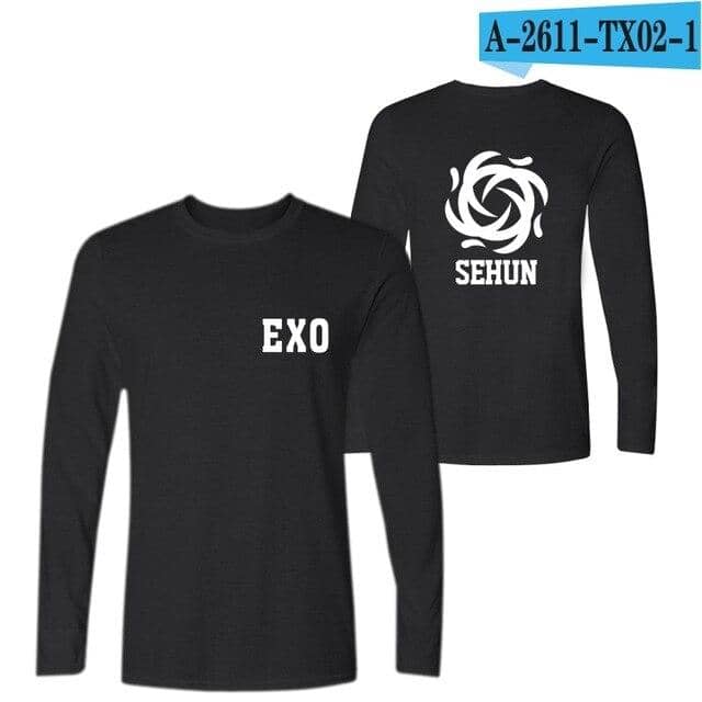 Kpop Newest EXO Kpop Logo Print T-shirts Women Fans Korea Style Tshirt Homme Unisex Long sleeve T-shirt LAY XIUMIN DO TAO SEHUN BAEK HYUN that you'll fall in love with. At an affordable price at KPOPSHOP, We sell a variety of EXO Kpop Logo Print T-shirts Women Fans Korea Style Tshirt Homme Unisex Long sleeve T-shirt LAY XIUMIN DO TAO SEHUN BAEK HYUN with Free Shipping.