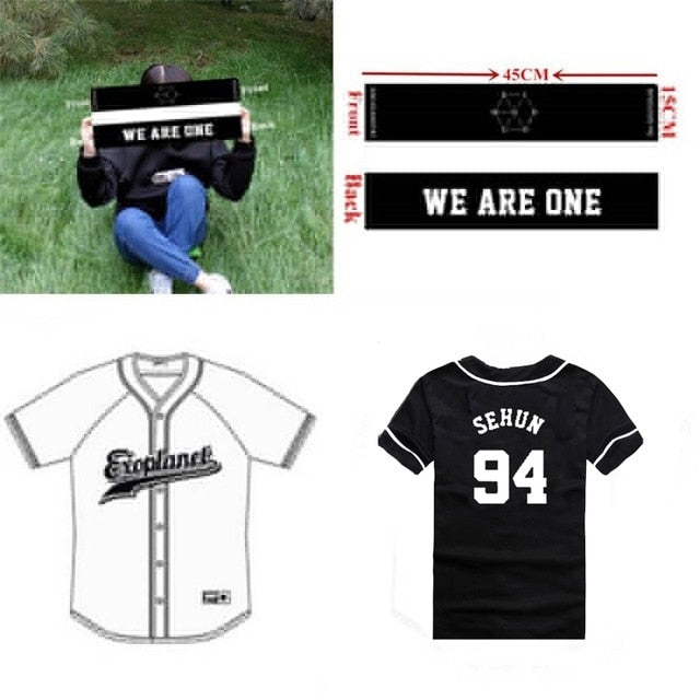 EXO Planet 3 EXOrDIUM T-shirt In Seoul KPOP Unisex BUTTON DOWN T-shirt Baekhyun 2021 Summer Tops Fashion Korean Fans Tees