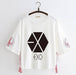 Kpop Newest EXO cotton tshirt k-pop Japanese style small fresh round neck girl T-shirt streetwear kawaii Tee shirt women loose summer tops that you'll fall in love with. At an affordable price at KPOPSHOP, We sell a variety of EXO cotton tshirt k-pop Japanese style small fresh round neck girl T-shirt streetwear kawaii Tee shirt women loose summer tops with Free Shipping.