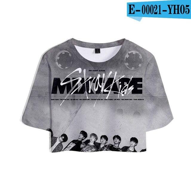 Kpop Newest FADUN TOMMY Summer Soft CropTops T-shirt 3D Stray Kids Summer Fashion Women Sexy Harajuku Clothes 2019 Hot Sale  T-shirt that you'll fall in love with. At an affordable price at KPOPSHOP, We sell a variety of FADUN TOMMY Summer Soft CropTops T-shirt 3D Stray Kids Summer Fashion Women Sexy Harajuku Clothes 2019 Hot Sale  T-shirt with Free Shipping.