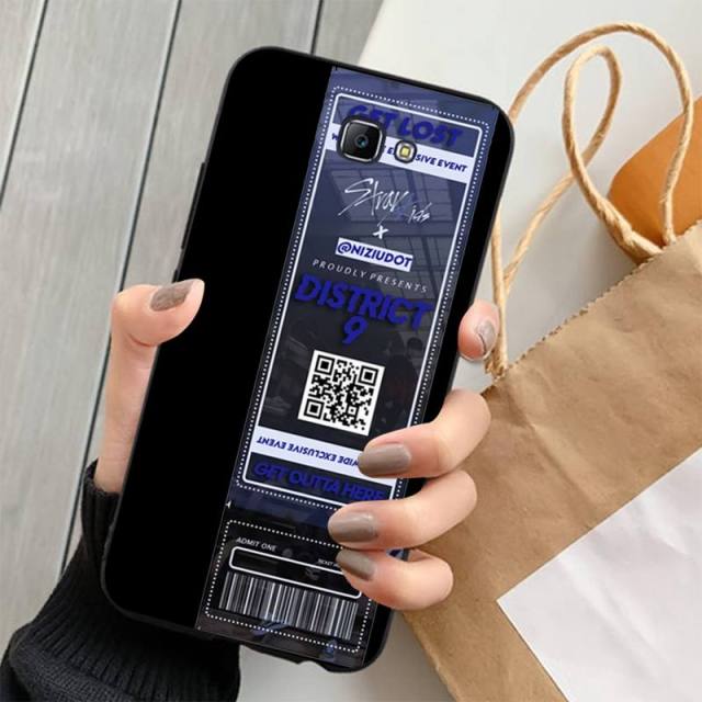 Stray Kids Air tickets Design Phone Case for Samsung J 4 5 6 7 8 prime plus 2018 2017 2016 J7 core