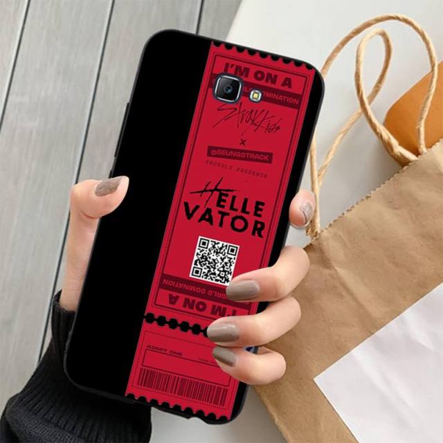 Stray Kids Air tickets Design Phone Case for Samsung J 4 5 6 7 8 prime plus 2018 2017 2016 J7 core