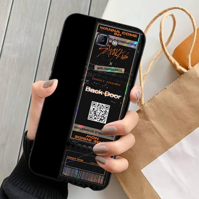 Stray Kids Air tickets Design Phone Case for Samsung J 4 5 6 7 8 prime plus 2018 2017 2016 J7 core