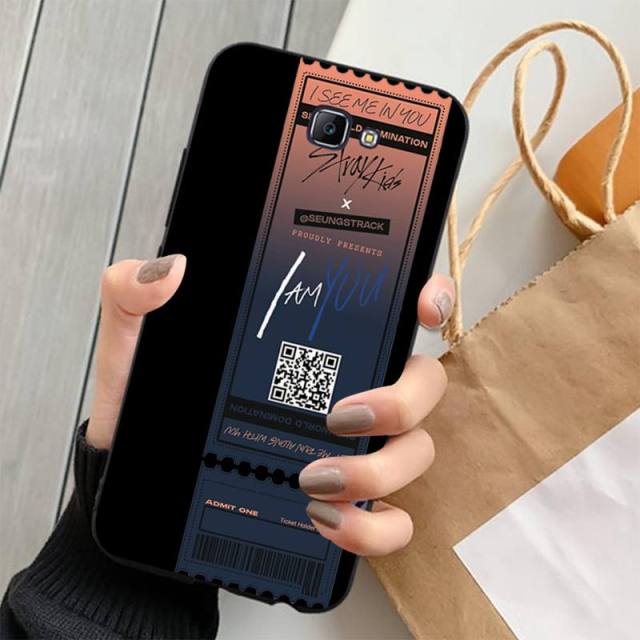 Stray Kids Air tickets Design Phone Case for Samsung J 4 5 6 7 8 prime plus 2018 2017 2016 J7 core