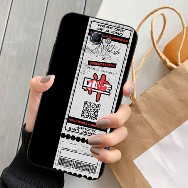 Stray Kids Air tickets Design Phone Case for Samsung J 4 5 6 7 8 prime plus 2018 2017 2016 J7 core