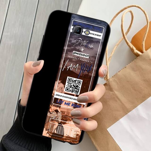 Stray Kids Air tickets Design Phone Case for Samsung J 4 5 6 7 8 prime plus 2018 2017 2016 J7 core