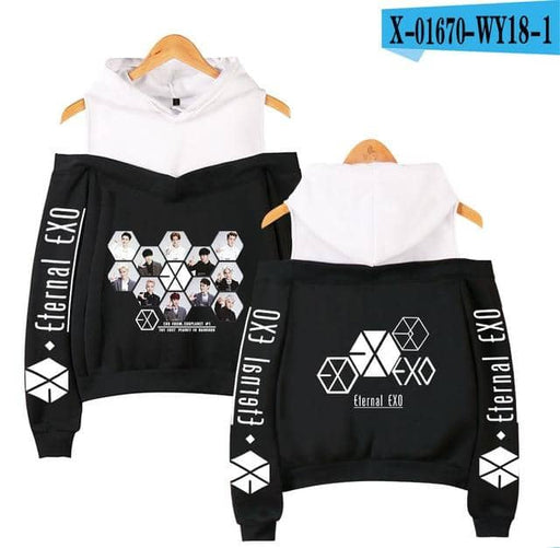 Kpop Newest Fashion Hoodies idol EXO Print kpop Harajuku Off Shoulder Hoodie Sweatshirt Women 2019 Hot Sale Casual Autumn Ladies  Streetwear that you'll fall in love with. At an affordable price at KPOPSHOP, We sell a variety of Fashion Hoodies idol EXO Print kpop Harajuku Off Shoulder Hoodie Sweatshirt Women 2019 Hot Sale Casual Autumn Ladies  Streetwear with Free Shipping.