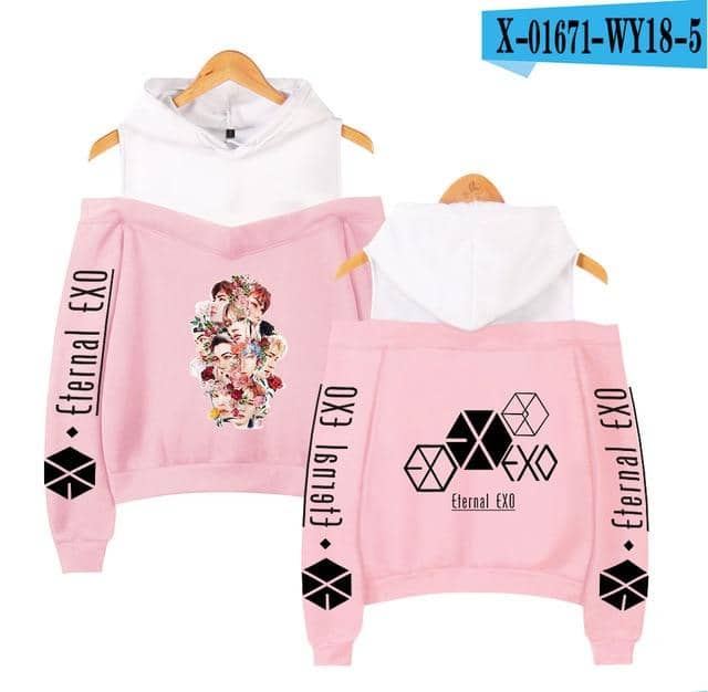 Kpop Newest Fashion Hoodies idol EXO Print kpop Harajuku Off Shoulder Hoodie Sweatshirt Women 2019 Hot Sale Casual Autumn Ladies  Streetwear that you'll fall in love with. At an affordable price at KPOPSHOP, We sell a variety of Fashion Hoodies idol EXO Print kpop Harajuku Off Shoulder Hoodie Sweatshirt Women 2019 Hot Sale Casual Autumn Ladies  Streetwear with Free Shipping.