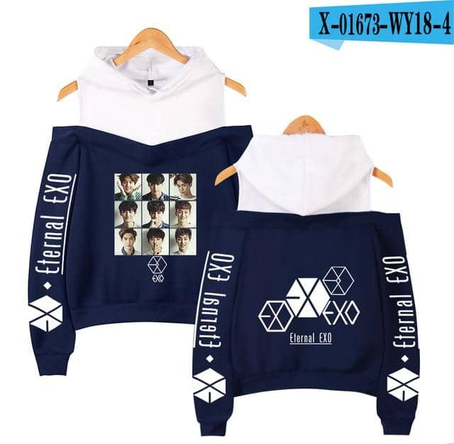 Kpop Newest Fashion Hoodies idol EXO Print kpop Harajuku Off Shoulder Hoodie Sweatshirt Women 2019 Hot Sale Casual Autumn Ladies  Streetwear that you'll fall in love with. At an affordable price at KPOPSHOP, We sell a variety of Fashion Hoodies idol EXO Print kpop Harajuku Off Shoulder Hoodie Sweatshirt Women 2019 Hot Sale Casual Autumn Ladies  Streetwear with Free Shipping.