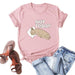 Plus Size Women T-shirt Avocado Pattern Funny T-Shirt Women O-Neck  Tops - Kpopshop
