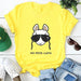 Plus Size Women T-shirt Avocado Pattern Funny T-Shirt Women O-Neck  Tops - Kpopshop