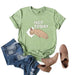 Plus Size Women T-shirt Avocado Pattern Funny T-Shirt Women O-Neck  Tops - Kpopshop