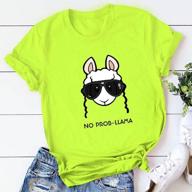 Plus Size Women T-shirt Avocado Pattern Funny T-Shirt Women O-Neck  Tops - Kpopshop