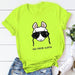 Plus Size Women T-shirt Avocado Pattern Funny T-Shirt Women O-Neck  Tops - Kpopshop