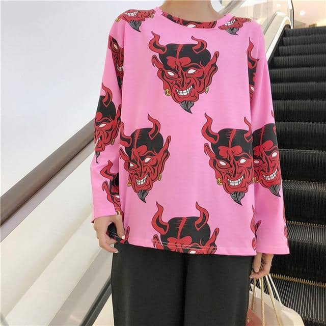 Kpopshop Originals - star embroidery korean Women Funny T-Shirts white Black Tops Female - Kpopshop