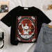 Kpopshop Originals - star embroidery korean Women Funny T-Shirts white Black Tops Female - Kpopshop