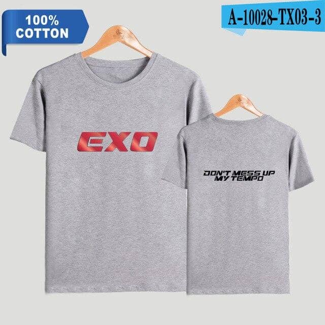 Kpop Newest Tommy 201 New EXO combination fashion T-Shirt Short Sleeve Popular Top Summer Fashion Women 100% Cotton sala hot Clothes that you'll fall in love with. At an affordable price at KPOPSHOP, We sell a variety of Tommy 201 New EXO combination fashion T-Shirt Short Sleeve Popular Top Summer Fashion Women 100% Cotton sala hot Clothes with Free Shipping.