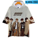 3D ATEEZ Idol Women Fans T-Shirt Loose funny Plus Size Kpop - Kpopshop