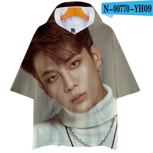 3D ATEEZ Idol Women Fans T-Shirt Loose funny Plus Size Kpop - Kpopshop