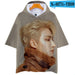 3D ATEEZ Idol Women Fans T-Shirt Loose funny Plus Size Kpop - Kpopshop