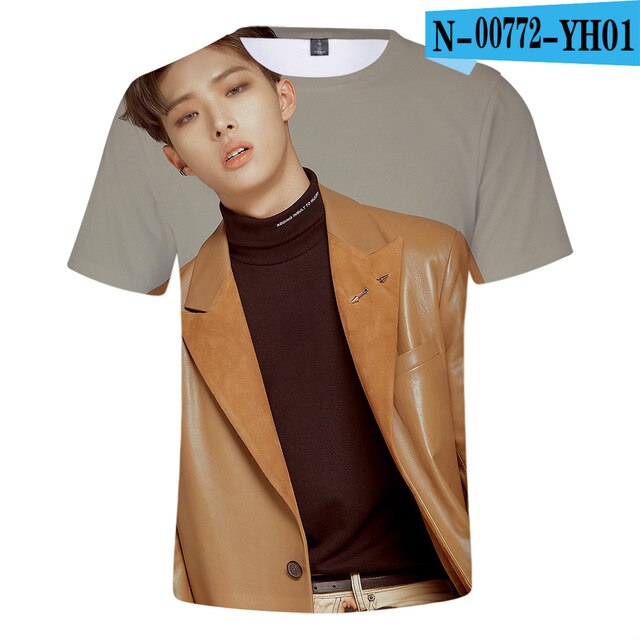 3D Ateez T-shirt Women 3D Korean Popular Combination Exclusive 3D T-shirt Women T Shirts - Kpopshop