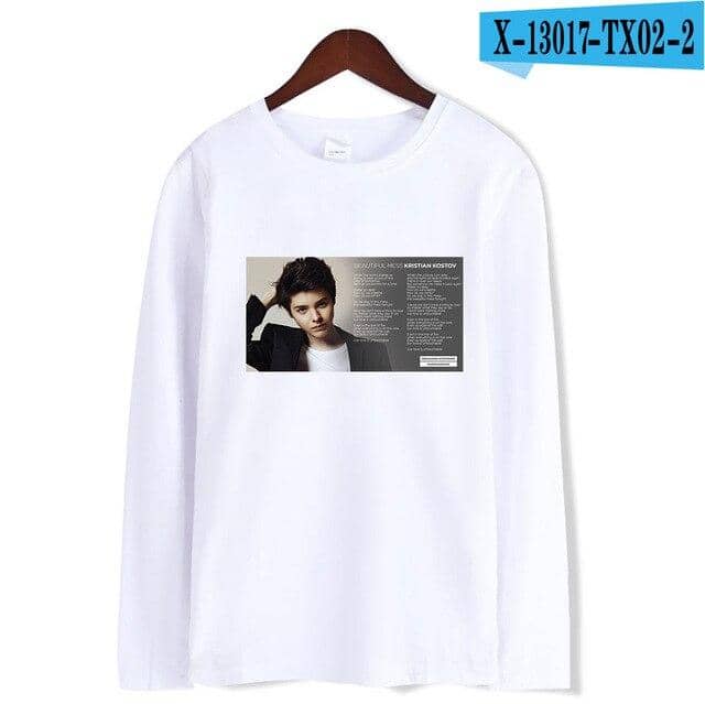 Kpop Newest Tommy Kristian Kostov Idol T-shirt Long Sleeve the New Casual 2019 New College Style Autumn Soft Clothes Plus Size that you'll fall in love with. At an affordable price at KPOPSHOP, We sell a variety of Tommy Kristian Kostov Idol T-shirt Long Sleeve the New Casual 2019 New College Style Autumn Soft Clothes Plus Size with Free Shipping.