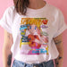 Kpopshop Originals - Funny Sailor Moon Women  Aesthetic 90s T-shirt Tops Tee Short Sleeve - Kpopshop