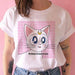 Kpopshop Originals - Funny Sailor Moon Women  Aesthetic 90s T-shirt Tops Tee Short Sleeve - Kpopshop